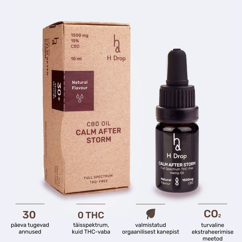 Calm after Storm - 15% CBD õli (1500mg) H Drop