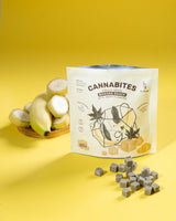 Cannabites - Funktsionaalsed banaanikuubikud kanepiõitega (suur 60 tk pakend, 300mg) H Drop UK